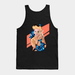 Boy With Rabbit Tank Top